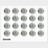 Sticker Rond Frozen Horror (Feuille)