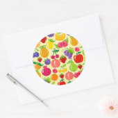 Sticker Rond Fruit (Enveloppe)