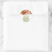 Sticker Rond Fruit aux fraises (Sac)