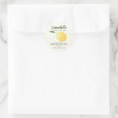 Sticker Rond Fruit citron | Amitié Hello Funny (Sac)