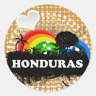Sticker Rond Fruit doux Honduras