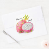 Sticker Rond Fruit dragon (Enveloppe)