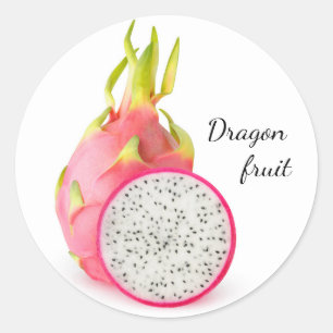 Sticker Rond Fruit dragon