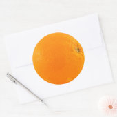 Sticker Rond Fruit orange (Enveloppe)