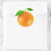 Sticker Rond Fruit orange (Sac)