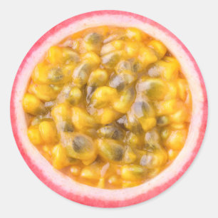 Sticker Rond Fruit passion