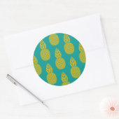 Sticker Rond Fruit tropical ananas (Enveloppe)