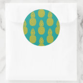 Sticker Rond Fruit tropical ananas (Sac)