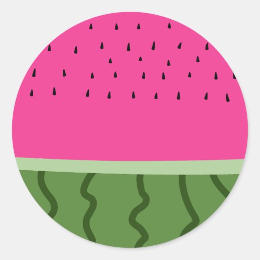 Sticker Rond Fruit Watermelon (Devant)