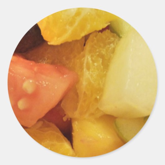 Sticker Rond Fruits (Devant)