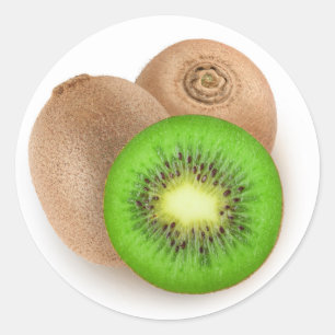 Sticker Rond Fruits de Kiwi