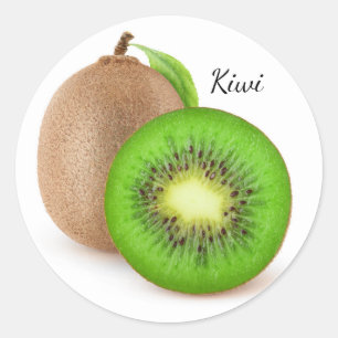 Sticker Rond Fruits de Kiwi