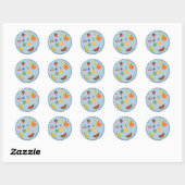Sticker Rond Fruits de l'esprit (Feuille)