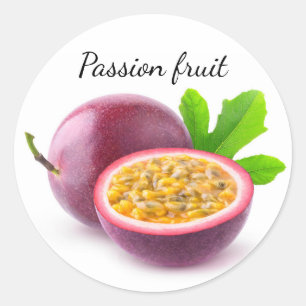 Sticker Rond Fruits de passion