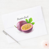 Sticker Rond Fruits de passion (Enveloppe)