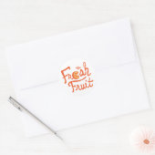Sticker Rond Fruits frais (Enveloppe)
