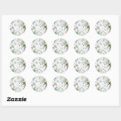 Sticker Rond fruits frais d'hiver (Feuille)