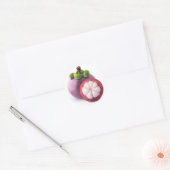 Sticker Rond Fruits mangoustés (Enveloppe)