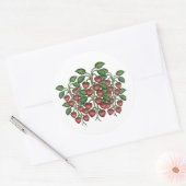 Sticker Rond Frutillas (Enveloppe)