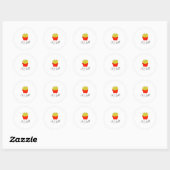 Sticker Rond Fry (Feuille)