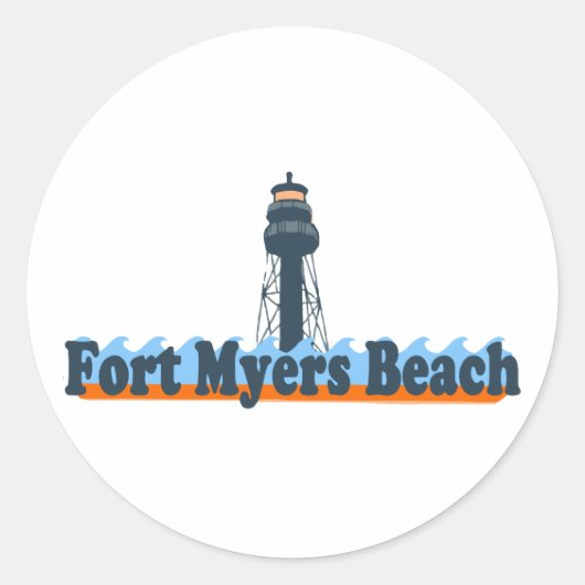 Sticker Rond Ft. Myers. (Devant)