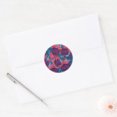 Sticker Rond Fuchsia (Enveloppe)