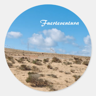 Sticker Rond Fuerteventura