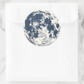 Sticker Rond Full Moon (Sac)