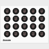 Sticker Rond Full Speed Ahead-2 (Feuille)