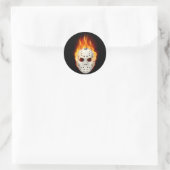 STICKER ROND FUMER' GOALIE (Sac)