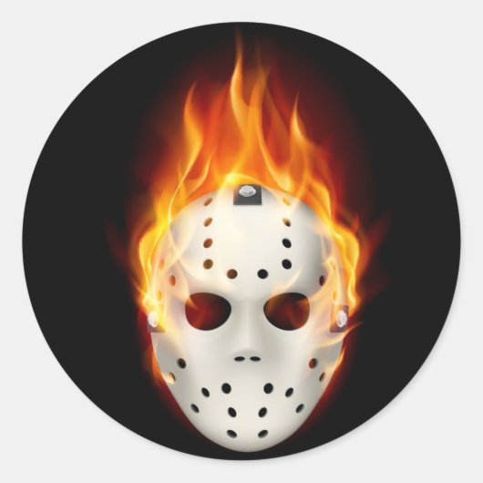 STICKER ROND FUMER' GOALIE (Devant)