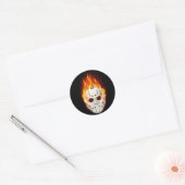 STICKER ROND FUMER' GOALIE (Enveloppe)