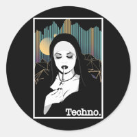 Fumer Techno Nun Religion Retro Basse Musique