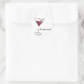 Sticker Rond Fun Bridesmaid Faveurs (Sac)