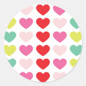 Sticker Rond FUN coloré éclatant BOLD | Joyeux Noël (Devant)