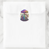 Sticker Rond Fun Florescent Fungi (Sac)