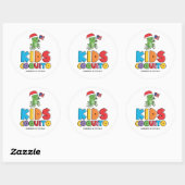 Sticker Rond Fun Kids Coquito (Feuille)