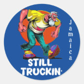 Sticker Rond Fun Still Truckin' (Devant)