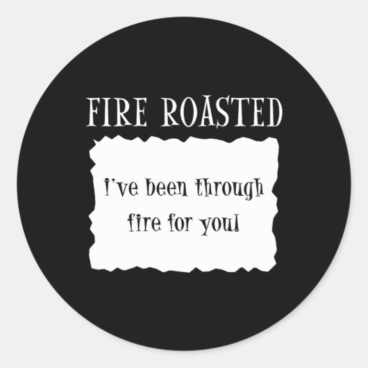 Sticker Rond Fun Taco Sauce Group Costume d'Halloween Feu chaud (Devant)