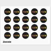 Sticker Rond Funk (Feuille)