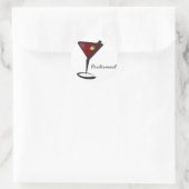 Sticker Rond Funky martini Fun Bridesmaid Faveurs (Sac)