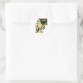 Sticker Rond Funny 67 Meme Square Root 4489 Slang Math Teacher  (Sac)