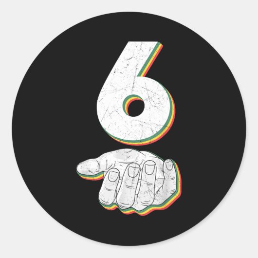 Sticker Rond Funny 67 Six Seven Meme Couple Matching Halloween (Devant)