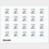 Sticker Rond funny A Day Without Swimming Probably Wouldnt Kill (Feuille)