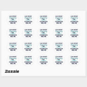 Sticker Rond funny A Day Without Swimming Probably Wouldnt Kill (Feuille)