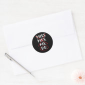 Sticker Rond Funny Bachelor Master Doctorat Diplôme Dr Phd (Enveloppe)