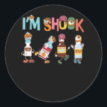 Sticker Rond Funny Christmas Tee Crna Pacu ER ED ICU Critical C<br><div class="desc">Parfait pour une infirmière de l'unité de soins intensifs,  une infirmière de l'UIC ou une infirmière de soins intensifs qui s'occupe de patients gravement malades.</div>