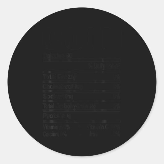 Sticker Rond Funny Corn Nutrition Thanksgiving Costume (Devant)