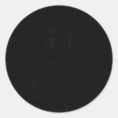 Sticker Rond Funny Crater Generation Cl Of 2038 Grow With Me Gi (Devant)