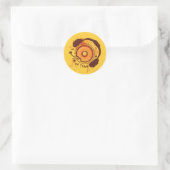 Sticker Rond Funny_Doughnut (Sac)